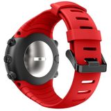 Smart Watch silicone polsband horlogeband voor Suunto Core (rood)