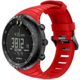 Smart Watch silicone polsband horlogeband voor Suunto Core (rood)