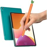 For Samsung Galaxy Tab S7 SM-870 / SM-T875 Fruit and Vegetable Shape Stylus Silicone Protective Case(Small Pineapple)