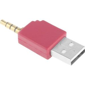 USB Data-Dock Laderadapter  voor iPod shuffle 3e / 2de  lengte: 4.6cm(Magenta)