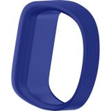 Siliconen sport polsband voor Garmin Vivofit JR  maat: Large (blauw)