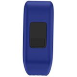 Siliconen sport polsband voor Garmin Vivofit JR  maat: Large (blauw)