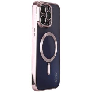 Voor iPhone 13 Pro Max ENKAY Gegalvaniseerd MagSafe Schokbestendig TPU-telefoonhoesje met lensfilm