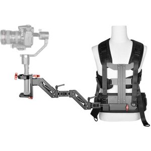 YELANGU B300 drie-assige schok-absorberende arm vest stabiliserende camera ondersteuning systeem Easy rig voor DSLR & DV digitale video camera's (zwart)