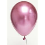50 stuks 12inch glanzende metalen parel latex ballonnen metallic kleur opblaasbare lucht bal verjaardagsfeestje decor (Rose)