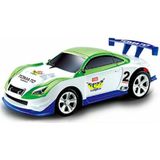 Coke kan mini RC auto radio afstandsbediening micro Racing auto (groen + wit)