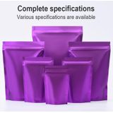 100 stks / set matte aluminium folie snack stand-up pouch  maat: 10x15 + 3cm