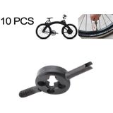 10 stuks fiets ventiel moersleutel multifunctionele ventiel mond sleutel