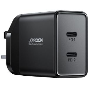 JOYROOM TCF09 40W dubbele USB-C / Type-C 2PD mini intelligente snellader (UK-stekker)