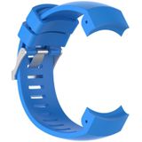 Silicone vervangende polsband voor SUUNTO core ALU Zwart (blauw)