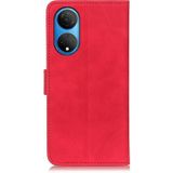 For Honor X7 / Play 30 Plus KHAZNEH Retro Texture Flip Leather Phone Case(Red)
