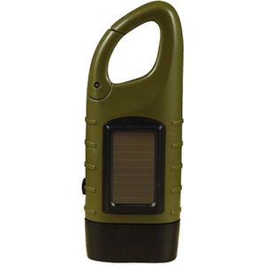 AOTU AT5503 Outdoor Solar Hand-Crank Power Emergency LED-zaklamp (Legergroen)