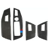 Auto Carbon Fiber Window Glas Dienscherm 3-Color Decoratieve Sticker voor BMW G01  Left Drive