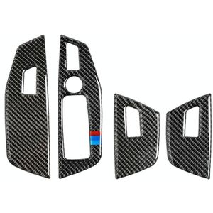 Auto Carbon Fiber Window Glas Dienscherm 3-Color Decoratieve Sticker voor BMW G01  Left Drive