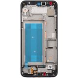 Front behuizing LCD frame bezel Plate voor LG K50/K12 MAX/LMX520BMW/LMX520EMW (zwart)