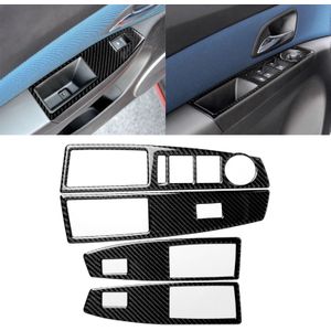 Auto Carbon Fiber Window Lift Switch Panel Decoratieve Sticker voor Chevrolet Cruze 2009-2015  Left Drive