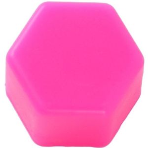 20 stuks siliconen lichtgevende auto wieldop  roze