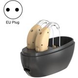 Ouderlijk gebruik kan geluidsversterker hoortoestel  specificatie: EU-plug (huidkleur dubbel machine + zwarte laadbak)