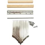 2 stks 17 Tone Thumb Piano Keys Kalimba Pick Accessories Kit