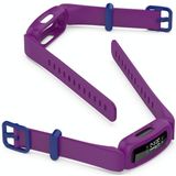 Voor Fitbit Inspire 2 Silicone Replacement Strap Watchband (paars + donkerblauw)
