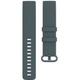 18mm Color Buckle TPU Polsband horlogeband voor Fitbit Charge 4 / Charge 3 / Charge 3 SE (Rock Teal)