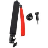 ST-54 Uitschuifbare handbare telescopische monopodhouder wand + statief + schroef voor GoPro 4 / 3 + / 3 / 2 / 1 (Zwart)