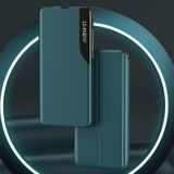 Side Display Magnetic Shockproof Horizontale Flip Lederen Case met houder voor iPhone 6 & 6s / 7 / 8 / SE 2020(Zwart)