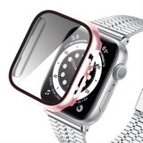 PC-horlogekast van gehard glasfilm voor Apple Watch-serie 8 & 7 45 mm