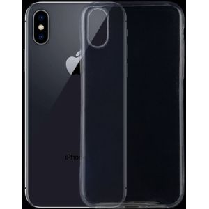 TPU Ultra-thin transparant Case voor iPhone X / XS(Transparent)