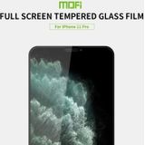 Voor iPhone 11 Pro MOFI 9H 2.5D Full Screen Tempered Glass Film(Zwart)