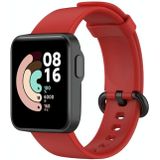 Voor Xiaomi Watch Mi Watch Lite / Redmi Watch Silicone Sports Polsband (rood)