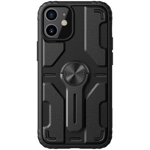 NILLKIN PC + TPU Medley case met verwisselbare standaard voor iPhone 12 / 12 Pro(Zwart)