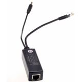 Power over Ethernet splitter 48V input en 12V output 48V PoE splitter adapter  laat 12V DC IP camera POE camera worden