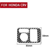 Koolstofvezel auto achteruitkijkspiegel aanpassing schakelaar frame decoratieve sticker voor Honda CRV 2007-2011  rechteraandrijving