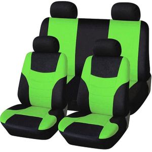 Universele autostoel cover persoonlijkheid stiksels Automotive stoelen beschermende mouw doek autostoelen covers (groen)
