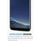 Voor Galaxy S8 / G950 0 26 mm 9H oppervlaktehardheid 3D Explosieveilig niet-volledig scherm gebogen zaak vriendelijke gehard glas Film met Adhesive(Black)