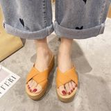 999 Dames Wedge Platform Slippers  Maat: 34