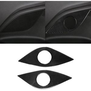 2 PC'S auto Carbon Fiber achterste hoorn decoratieve sticker voor Chevrolet Camaro 2017-2019