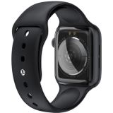 W26 1 75 inch IPS-kleurenscherm Smart Watch  IP68 Waterdicht  ondersteuning temperatuurbewaking/hartslagbewaking/bloeddrukbewaking/slaapbewaking(zwart)