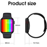 W26 1 75 inch IPS-kleurenscherm Smart Watch  IP68 Waterdicht  ondersteuning temperatuurbewaking/hartslagbewaking/bloeddrukbewaking/slaapbewaking(zwart)