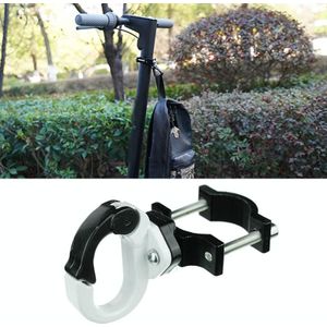 2 stks voor Ninebot MAX G30 Scooter Accessoires Aluminium Haak Haak Haak  Specificatie: Single Hook (White)