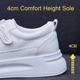 SH01 kleverige elastische patch ademende witte schoenen lente hardloopsneakers  maat: 35