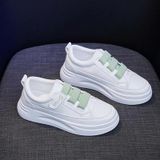 SH01 kleverige elastische patch ademende witte schoenen lente hardloopsneakers  maat: 35