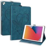 Love Butterfly Pattern Horizontal Flip Lederen Case met Houder & Slaap / Weks-up Functie voor iPad 9.7  / AIR 2 PRO (Blauw)