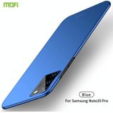 Voor Samsung Galaxy Note20 Ultra MOFI Frosted PC Ultra-thin Hard Case(Blue)