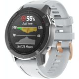 Voor Garmin Fenix 7S / 6S Pro / 5S Plus 20 mm rosgouden gesp siliconen horlogeband