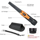 HS-12 Outdoor Handheld Treasure Hunt Metal Detector Positioning Rod (Black Orange)