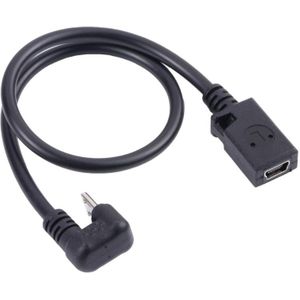Mini USB-vrouw tot Micro USB Male data-oplaadkabel