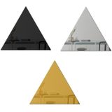 YM300 16 stks / set Home Personal Muurstickers DIY Acryl Muur Decoratieve Spiegel (Triangle Silver)