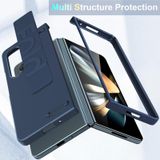 Voor Samsung Galaxy Z Fold4 siliconen polsbandhouder opvouwbare telefoonhoes (mat helder)